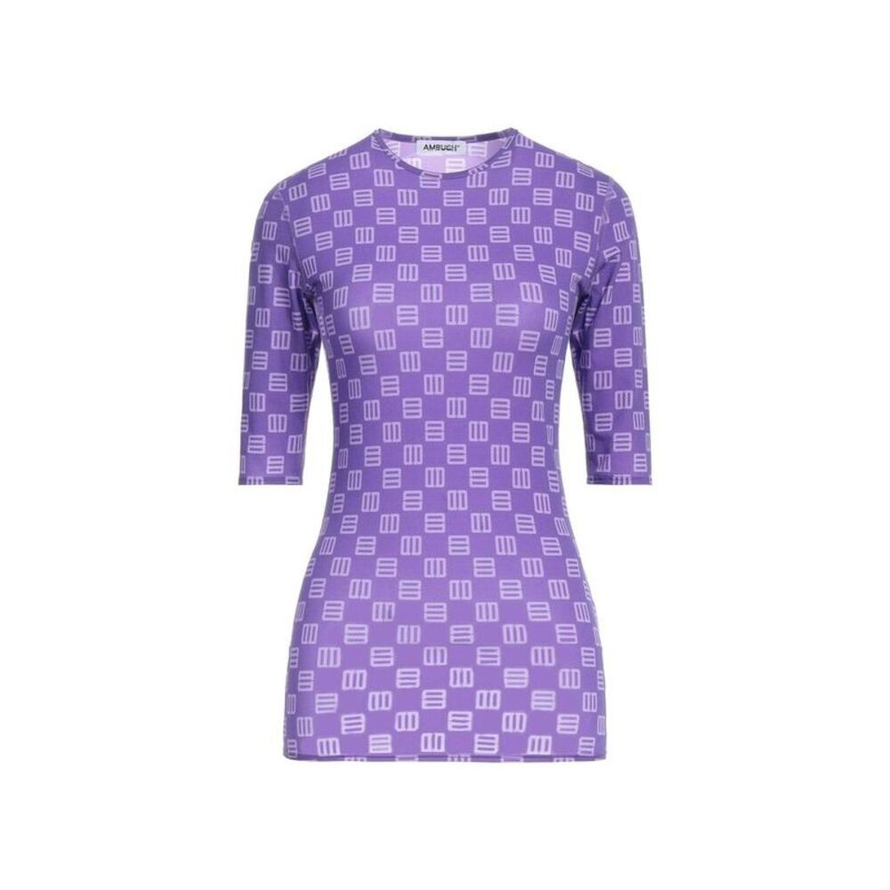 Ambush Purple Elastane Women's T-Shirt